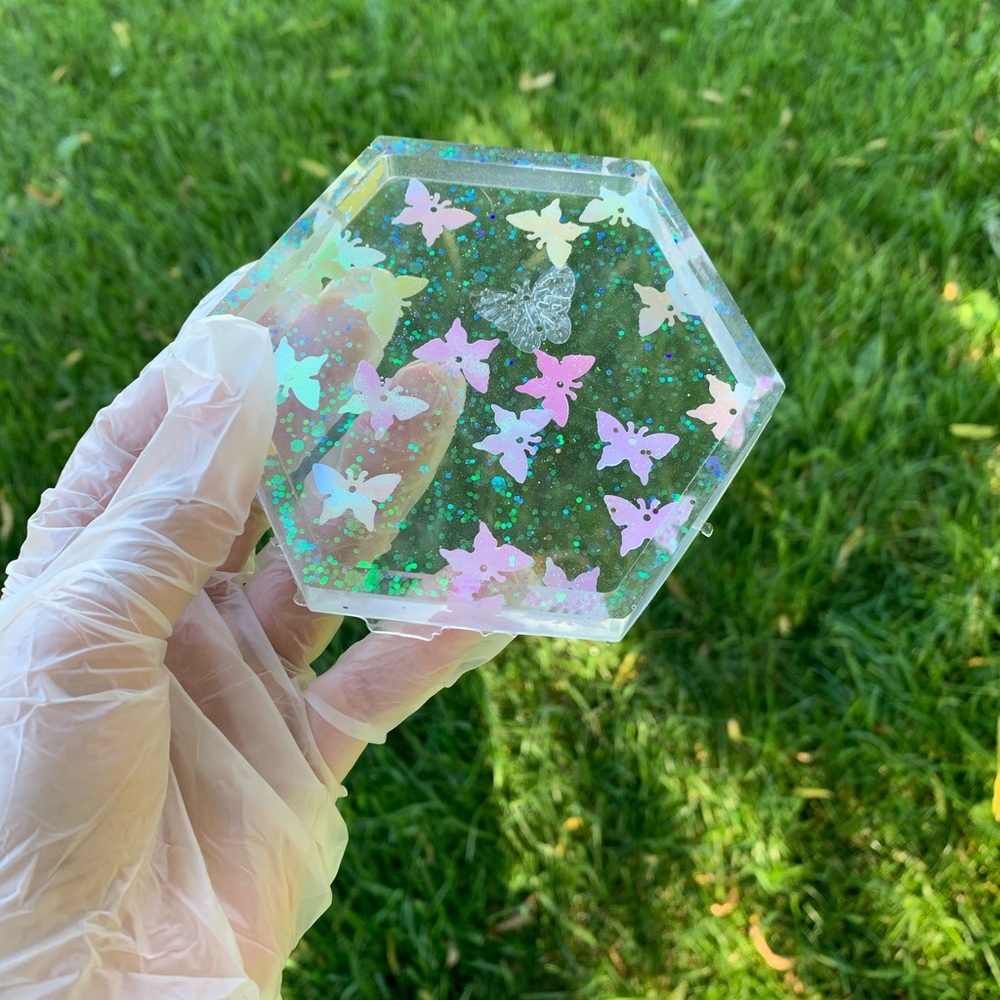 Handmade Resin Jewelry Tray